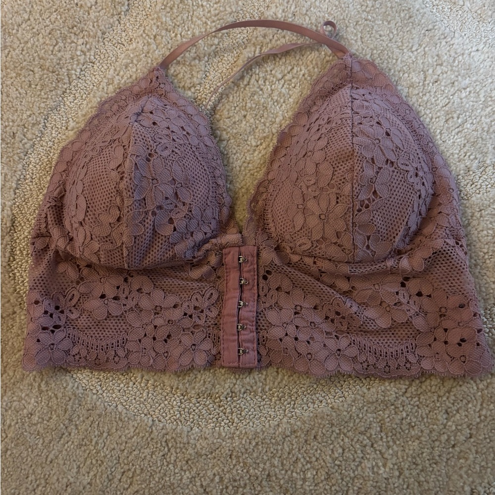 Lace Bralette in Mauve